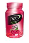 Dex4 Glucose Tablets, 50 Count Bottle, Raspberry, Each Tablet Contains 4g of Carbs