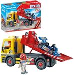 Playmobil Tow Truck Toy Playset - T