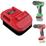 for Dewalt & for Milwaukee to for Snap on 18V CTB8185 CTB7185 Battery Adapter, Fit for Dewalt 18v-20v & for Milwaukee 18v M18 Lithium Batteries, Work for Snap on 18V Cordless Power