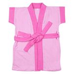 Kids Bath Gown Bathrobe Bath Towel Bathing Accessories for Baby Girl 6-7 Year Color Pink" )