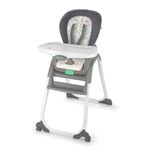 Ingenuity Full Course 6-in-1 High Chair - Baby to 5 Years Old, 6 Convertible Modes, 2 Dishwasher Safe Trays - Milly