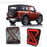 Capital Car Emporium New Mahindra Thar 2020 Tail Lamps V3 Type-S Design - Led