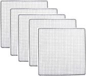 5 Stainless Steel Trays Compatible With Excalibur Dehydrator Replacement UPGRADE Food Shelf Mesh Screen by Bright Kitchen (5 Trays)