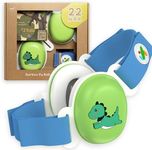 JunVox Fu 25dB Noise Cancelling Baby Earmuffs for 6+ Months CPC/CE/RoHs Certified, Ultra Lightweight & Adjustable - Protect Sleep on Airplanes, Concerts & Outdoor Trips - Must - Have Travel Gear