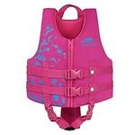 Gogokids Kids Swim Vest Folat Jacket - Baby Boys Girls Floation Swimsuit Buoyancy Swimwear for Children Swimming Learning, M, Rose