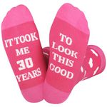 Jeasona 30th Birthday Gifts for Women Socks Cotton 30th Birthday Gifts for Her Daughter Sister Friends Presents for 30th Birthday Funny 30th Birthday Gift Ideas