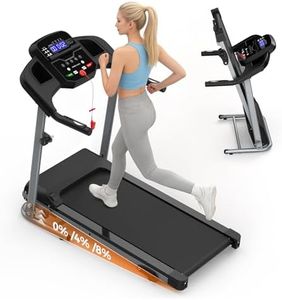 Lastforever Folding Treadmill for Home Use, 2.5HP Quiet Motor, 0.5–7.5 MPH with 8% Manual Incline, Compact Electric Treadmill with LED Display, 300 LBS Capacity, Cup Holder & Safety Key (Grey)