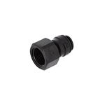 John Guest Plastic Metric Straight Female Fitting 3/8'' - 8 mm for Water Filtration and Reverse Osmosis
