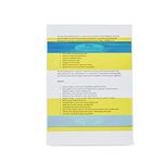 The Original Duo Reading Ruler Overlays - Yellow (Pack of 10) by Crossbow Education - Dyslexia and Visual Stress Specialists