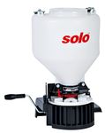 Solo 421 9 kg Capacity Manual Spreader with Adjustable Strap and Manual Crank - Red