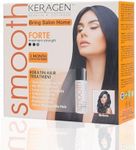 Keragen - Brazilian Keratin Hair Smoothing Treatment Express Home Kit - Blowout Straightening System, with 2 Oz Forte Treatment, 2 Oz Clarifying Shampoo and Aftercare Samples