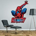 Spiderman Personalised Wall Sticker