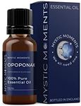 Mystic Moments | Opoponax Essential Oil 5ml - Pure & Natural oil for Diffusers, Aromatherapy & Massage Blends Vegan GMO Free