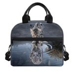 Showudesigns Cat Tiger Lunch Bag for Women Kids Lunch Box Insulated Lunch Containers with Shoulder Strap Travel Bag Picnic Bags Reusable Work Bags Lunch Tote Kit Back to School Office