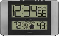 La Crosse Technology 513-1417AL-INT Atomic Clock W Outdoor Temp