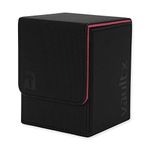 Vault X Premium Exo-Tec Deck Box - Large Size for 80+ Sleeved Cards - PVC Free Card Holder for TCG (Electric Pink)