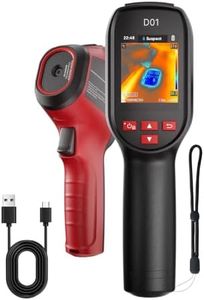 HIKMICRO D01 Thermal Camera, 240x240 Super Resolution, SuperScene Smart Scene Recognition, 96x96 IR Resolution Therma Imaging Camera, 3350mAh for 11hrs Battery Life, Photo and Video Recording, 50° FOV