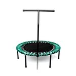 ChangeMe 44-Inch Rebounder with Bungees & Stainless Steel with Foldable Legs for Fitness & Rehab β Ideal for Adults & Seniors, Commercial & Home Use β Heavy-Duty 40 in Inner Mat (Bottle Green)