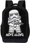 STAR WARS Officially Licensed Backpack For Boys Durable Polyester Laptop Sleeve Adjustable Straps 17" H x 12" W x 6" D, Storm Trooper, Large, Star Wars Backpack