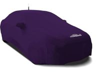 Coverking Custom Fit Full Car Covers, Exterior Car Cover Designed for Select Dodge Challenger Model Vehicles: Satin Stretch Fabric, Purple