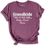 Grandma Shirt With Grandkids Names 