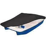 Waterproof Pedal Boat Cover, Pedal Boat Cover Sun Dolphin Made of 420D Oxford Cloth Pedal Boat Covers for 3 Or 5 Person Pedal Boat,Black,112.60"x48.03"