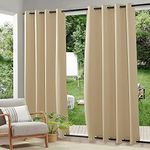 RYB HOME 2 Panels Outdoor Patio Cur