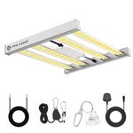 Phlizon Pro Series 2000W LED Grow Light 120x120cm Coverage Full Spectrum LED Grow Lights with 2.8 µmol/J Upgraded SMD LEDs Dimmable Plant Grow Lamp for Indoor Plants Seeding Veg and Bloom