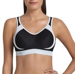 Anita Maxium Control Extreme Control Sports Bra 5527 Black Gray 30C