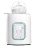 Grownsy Bottle Warmer, 8-in-1 Fast Baby Milk Warmer with Timer for Breastmilk or Formula, Food Heater & Defrost, BPA-Free, Chauffe Biberon for All Bottles - Green
