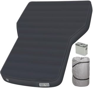 4-Inch Hybrid Air Foam Tesla Model Y Mattress, Self-Inflating SUV Car Sleeping Pad with Multi-Functional Rechargeable Pump, Comfortable & Flat Car Bed for Camping or Travel (Anthracite Gray)