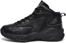 zxcvb New Men's Shoes high-top Basketball Shoes Sneakers Casual Shoes, Black, 6.5