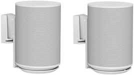 ynVISION.DESIGN Adjustable Wall Mount Compatible with Sonos ERA 100 Speaker - WHITE 2 Pack