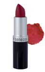 Benecos - Natural Cosmetics - Lipstick - Shimmering - with Organic Jojoba Oil & Organic Beeswax - Just Red - 4,5 g