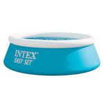 Intex Easy Set Swimming Pool 6ft x 20in / 183 x 51cm, Round Blue Starter Pool for Kids, Quick and Easy Set Up, 880L Water Capacity, Strong 3-Layer Sidewalls with Drain Plug