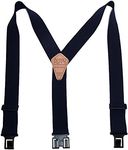 Original Belt Perry Suspenders 2" Big N Tall Long Clip-On Suspender - Navy