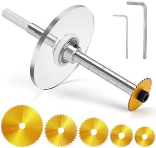 Inside Pipe Cutter for PVC Pipe, Cutter Tool Set with Scale Adjustable Depth Gauge, 5PCS Saw Blades and Hex Shank, Internal Plastic ABS Pipe Cutter Set
