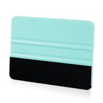 WRAPXPERT Felt Squeegee,10cm Vinyl Wrap Squeegee Tool,Teal Squeegee for Vinyl,Window Tint,Car Wrap,Wallpaper