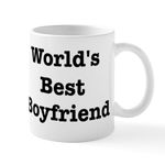 CafePress Worlds Best Boyfriend Mug 11 oz (325 ml) Ceramic Coffee Mug