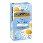 Twinings Chamomile Tea, 25 Teabags, Herbal Infusion Tea, Subtle and Flowery, Light and Gentle Taste, Good Sleep, Stress Relief, Relax - 0.03 Kg