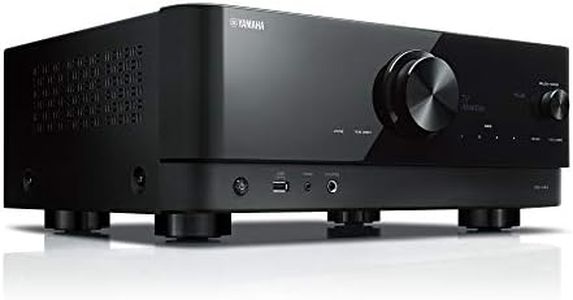 Yamaha RX-V4A - Receptor de Red con Sonido Surround MusicCast, Funciones específicas para Juegos y Sistemas de Control de Voz, Talento Completo con 5.2 Canales