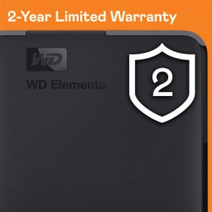 WD 2TB Elements Portable External Hard Drive – USB 3.0