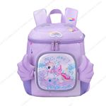 Cots and Cuddles Cute 3D Cute Design Large Capacity Dual Zipper Backpack School Bags for Kindergarten Kids (Unicorn Purple)