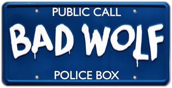 Bad Wolf | Metal Stamped License Plate