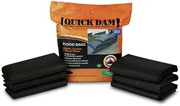 Quick Dam Water Activated Flood Bags 1ft x 2ft, 6-Pack