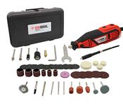 UniQual 72pcs Rotary Tool Kit Die Grinder with Upgraded Accessories | Flexible Shaft Kit for DIY | Drilling | Cutting | Engraving | Polishing with 6 months warranty