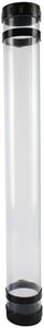 ALVIN MT25-CL Tube Mailer, Clear, Safe and Convenient Rolled Document Storage, Container for Blueprints, Art, Design, Maps, Posters, and Plans - Tube Mailer, 25 x 2.75 Inches, Clear