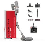 NUUK REN PRO Stick Cordless Vacuum Cleaner with Mop Head | 2X More Suction, 34kPa | Adaptive Suction Tech, Upto 60min Runtime | 180˚ Bending Flexistick™ | 8 Attachments for Home Use