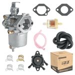 10L0L Carburetor Fuel Pump Kit for Golf Cart Club Car DS Precedent Turf Carryall FE290 Engines Carb, Replace OEM# 101805601, 101905601, 17561, 1016438, 1016439, 1016440, 1016441, 1016478