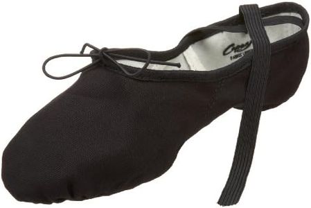 Capezio mens Canvas Romeo Ballet dance shoes, Black, 10.5 US